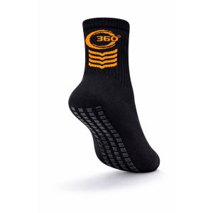 360&deg; Grip Socks - Black/Orange (3 pairs €30)